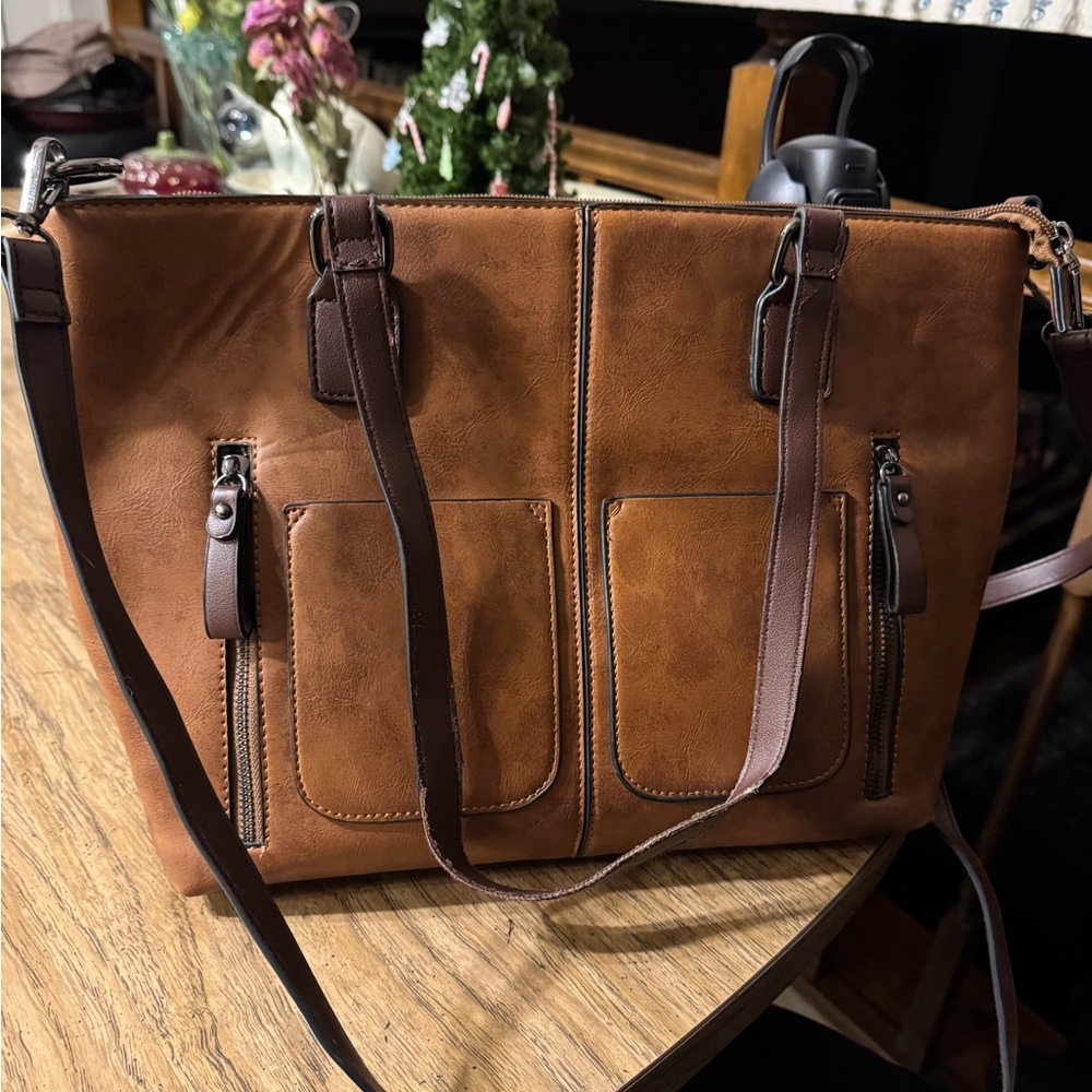 Stylish Brown Leather Bag